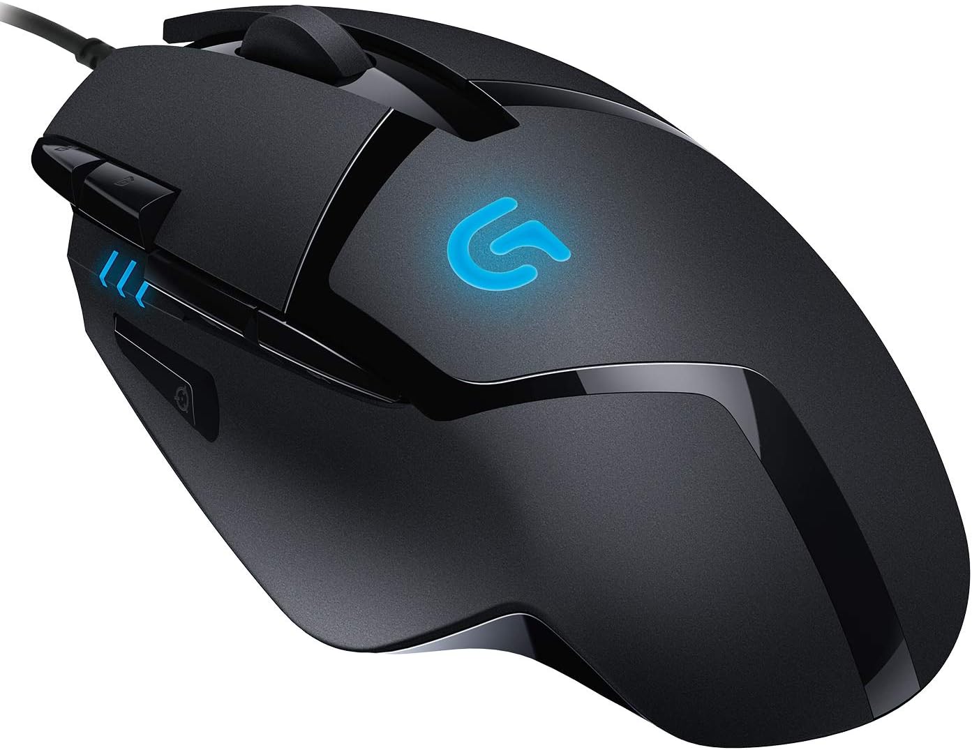 Alternative view of G G402 Hyperion Fury Kablolu Oyuncu Mouse, 4.000 DPI, Ultra Hızlı 500 IPS İzleme Hızı, 8 Programlanabilir Tuş, 1 ms Bildirim Hızı, Siyah