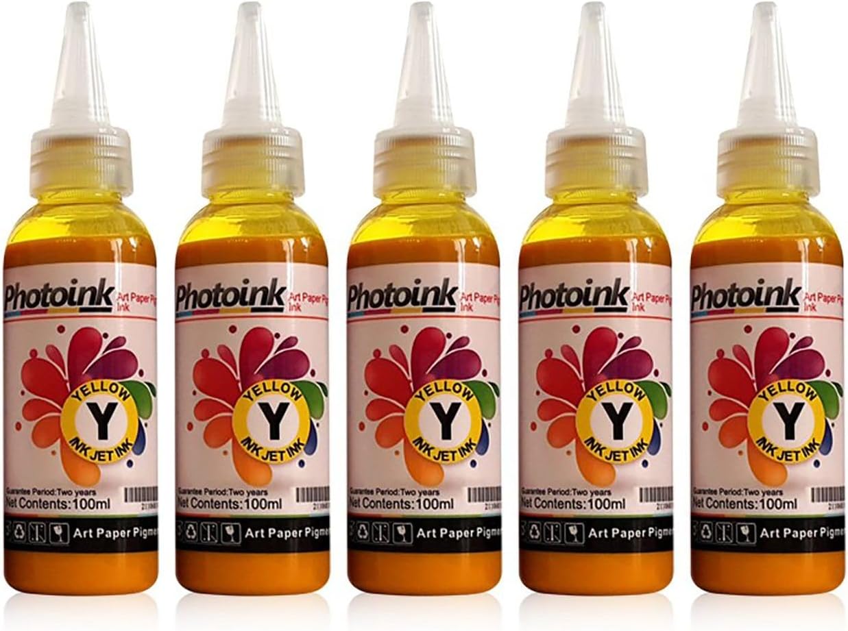 Alternative view of Photoink Epson Uyumlu Kuşe Mürekkebi, 500 Ml. Sari Kuşe Matbaa Mürekkebi
