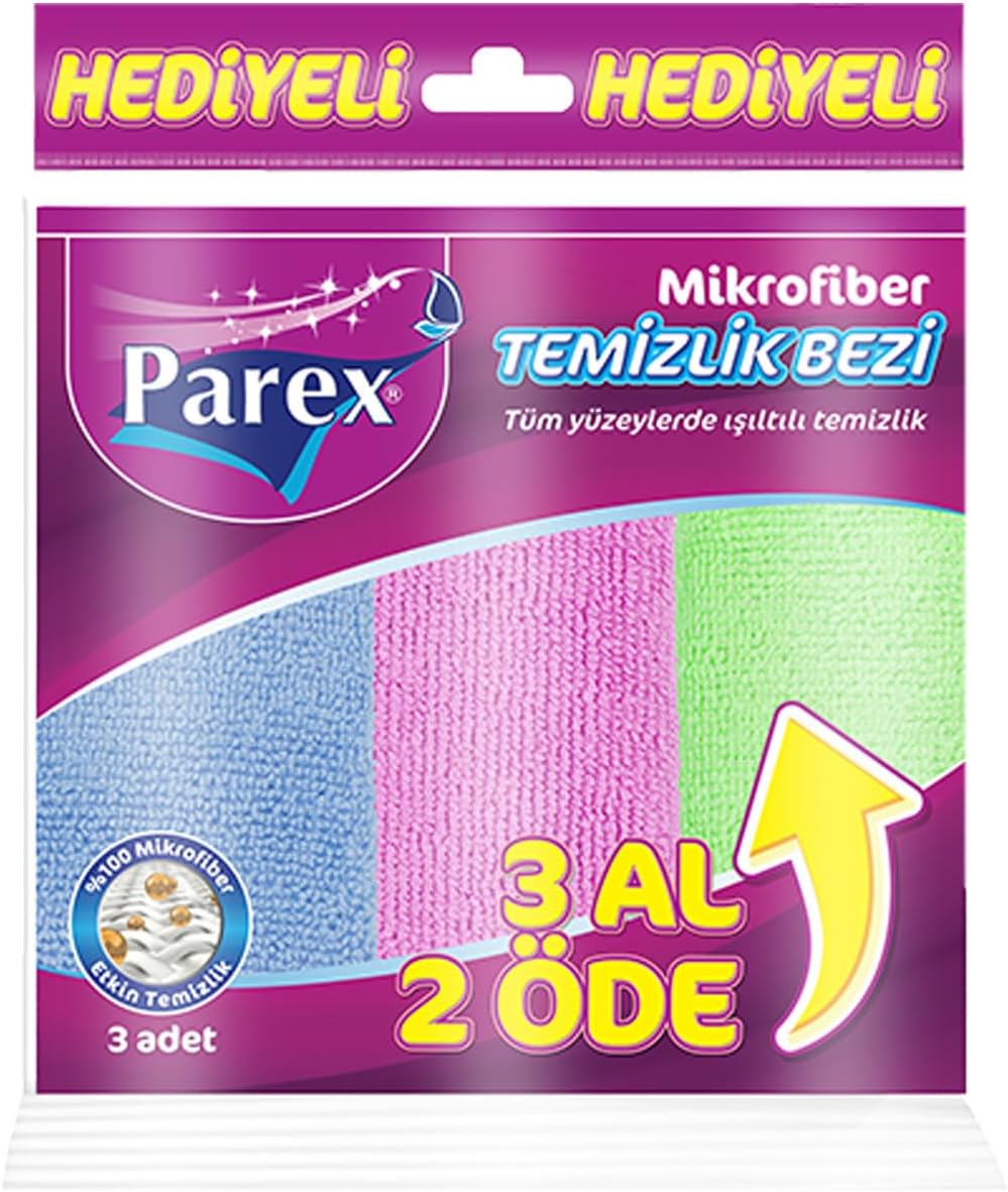 Alternative view of Mikrofiber Temizlik Bezi 3'lü Paket