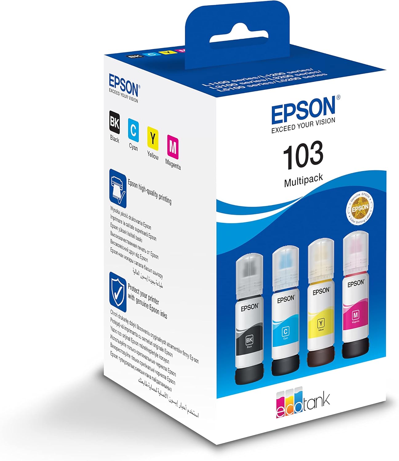 103 EcoTank 4 Renkli Çoklu Paket C13T00S64A