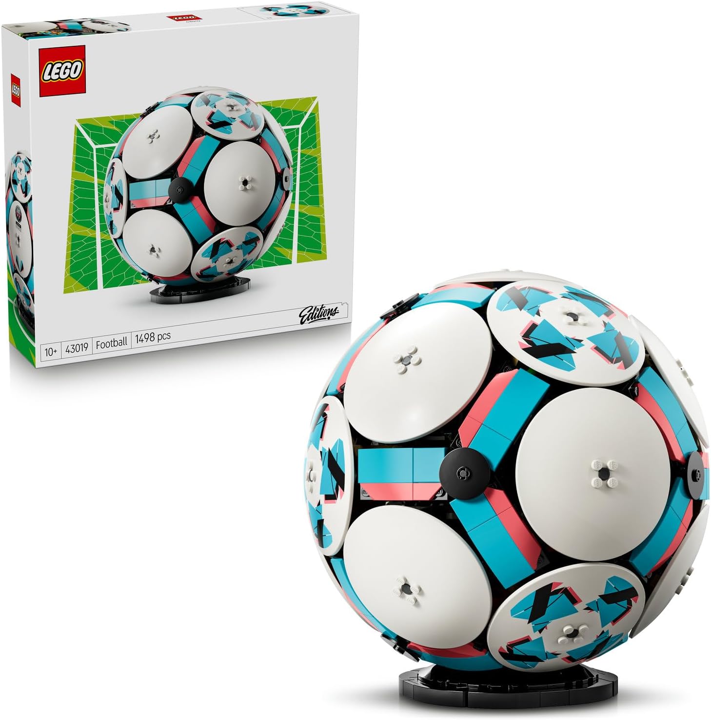 Alternative view of Editions Futbol Topu 43019-10 Yaş ve Üzeri Çocuklar için İç Tarafında Hareket Eden Mikro Stadyum Kutlama Sahnesi Bulunan Yaratıcı Dekoratif Oyuncak Yapım Seti, Hediye Fikri (1498 Parça)