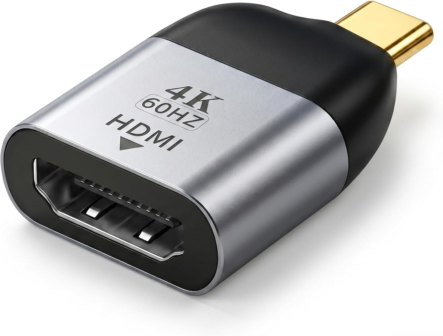 Type-C to HDMI 2.0 Çevirici Mini Adaptör - 4K'ya Kadar Destek - USB-C'den Hdmi Görüntü Dönüştürücü - Alüminyum Gövde - Laptop Tablet Telefon Uyumlu - Tak Çalıştır - Görsel 3