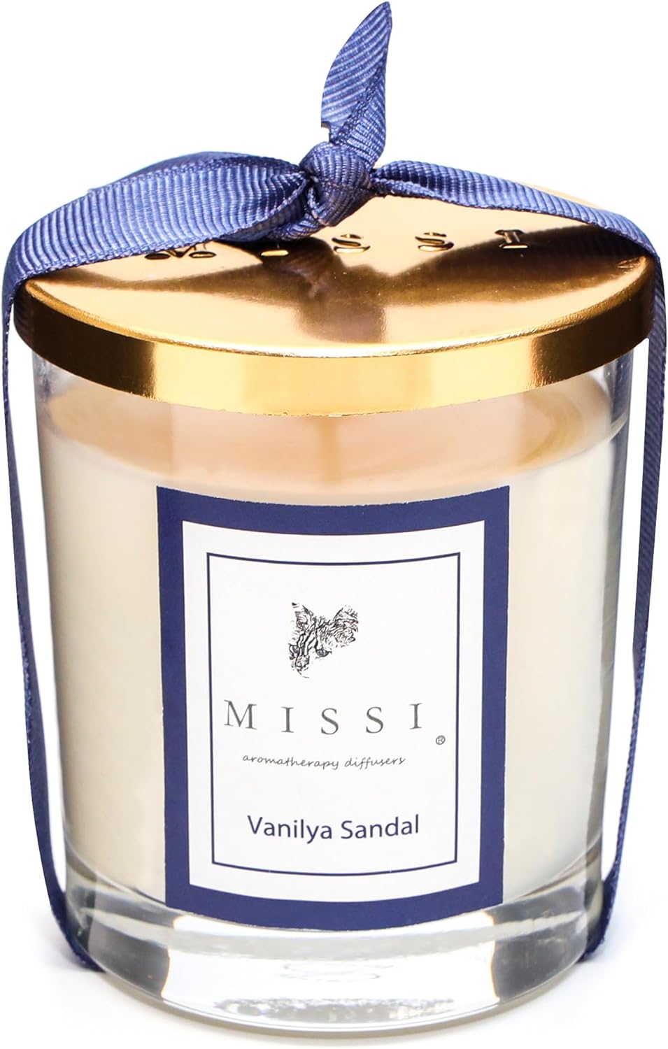 Kapaklı Vanilya Sandal Vegan Mum (140 gr) - Görsel 3