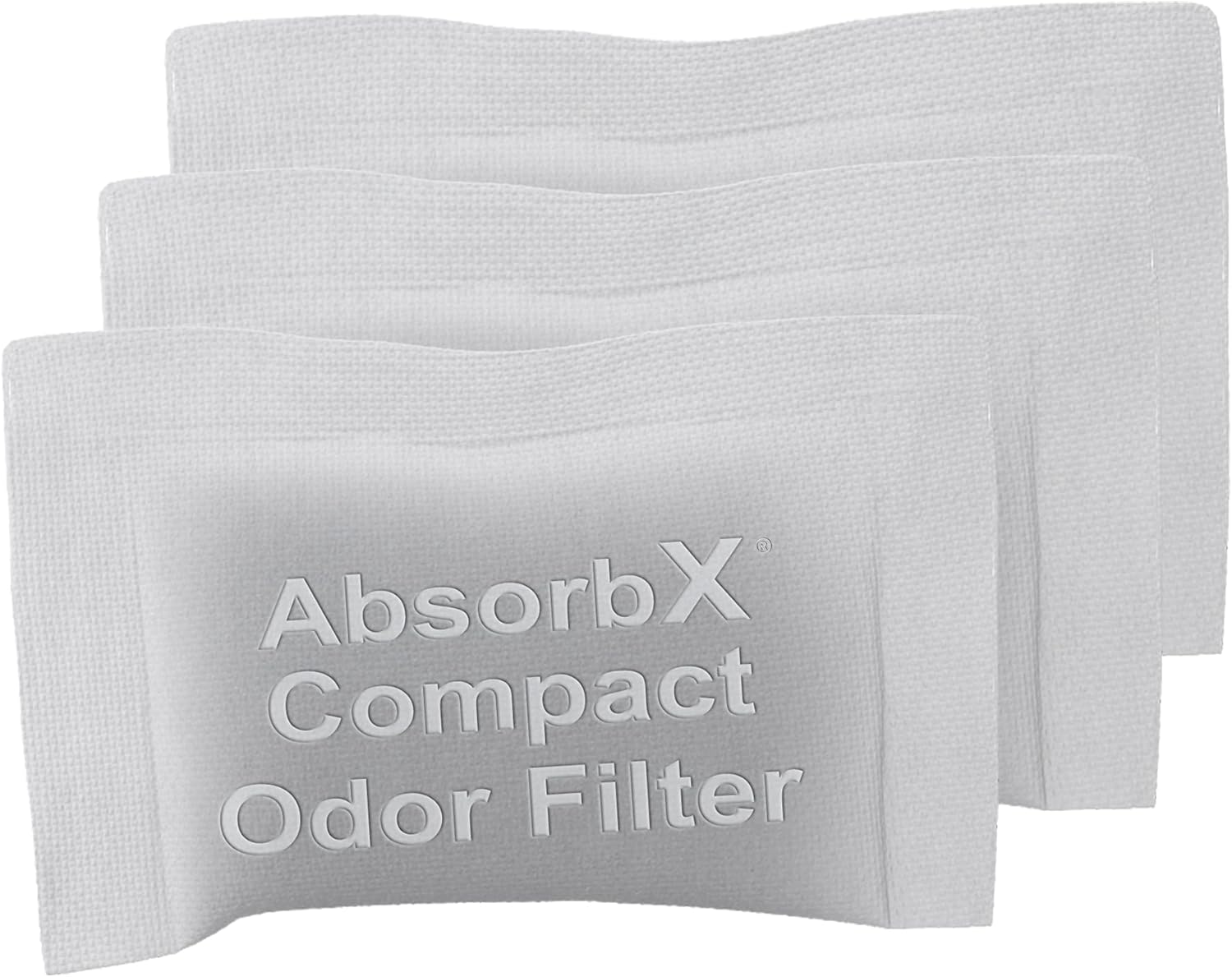 iTouchless 3'lü Paket AbsorbX, Kokuları Emer, Çöp Koku Giderici, Kompakt Filtreler, 4 Gal ve Daha Küçük Çöp Kovaları için