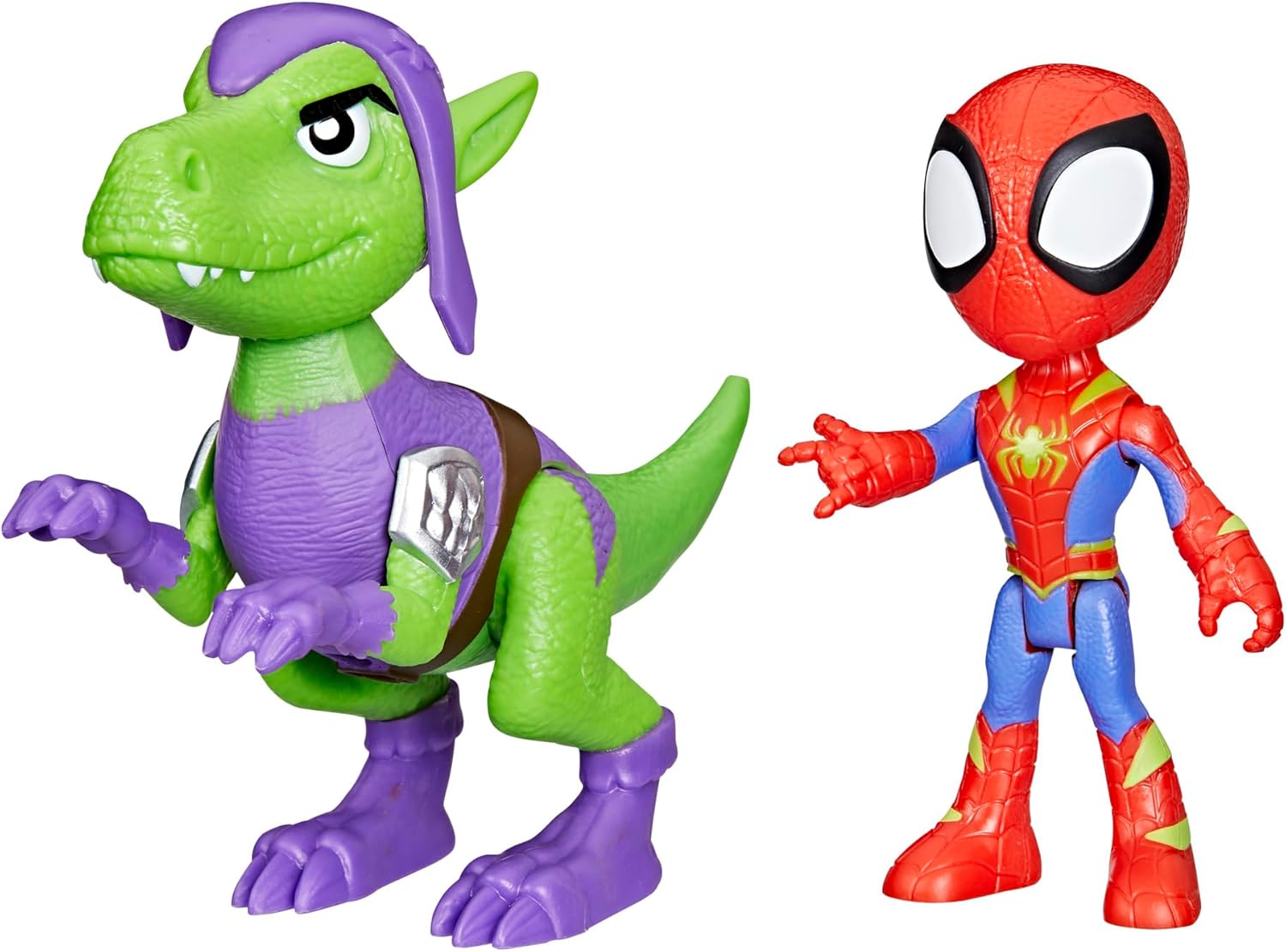 Spidey and His Amazing  Dino Webs Figürler Spidey & Goblin Raptor