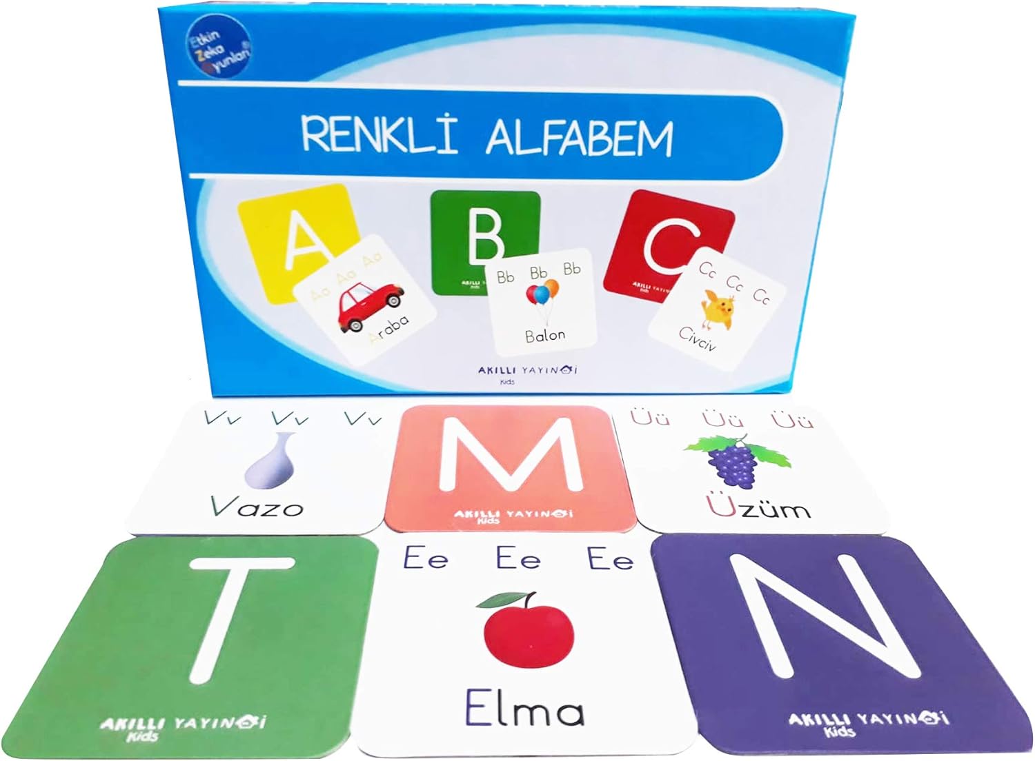 Alternative view of EZO Renkli Alfabem: 29 Parça Kart