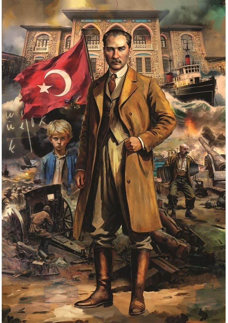 Puzzle - Atatürk Destanı / 260 Parça Puzzle, #3351