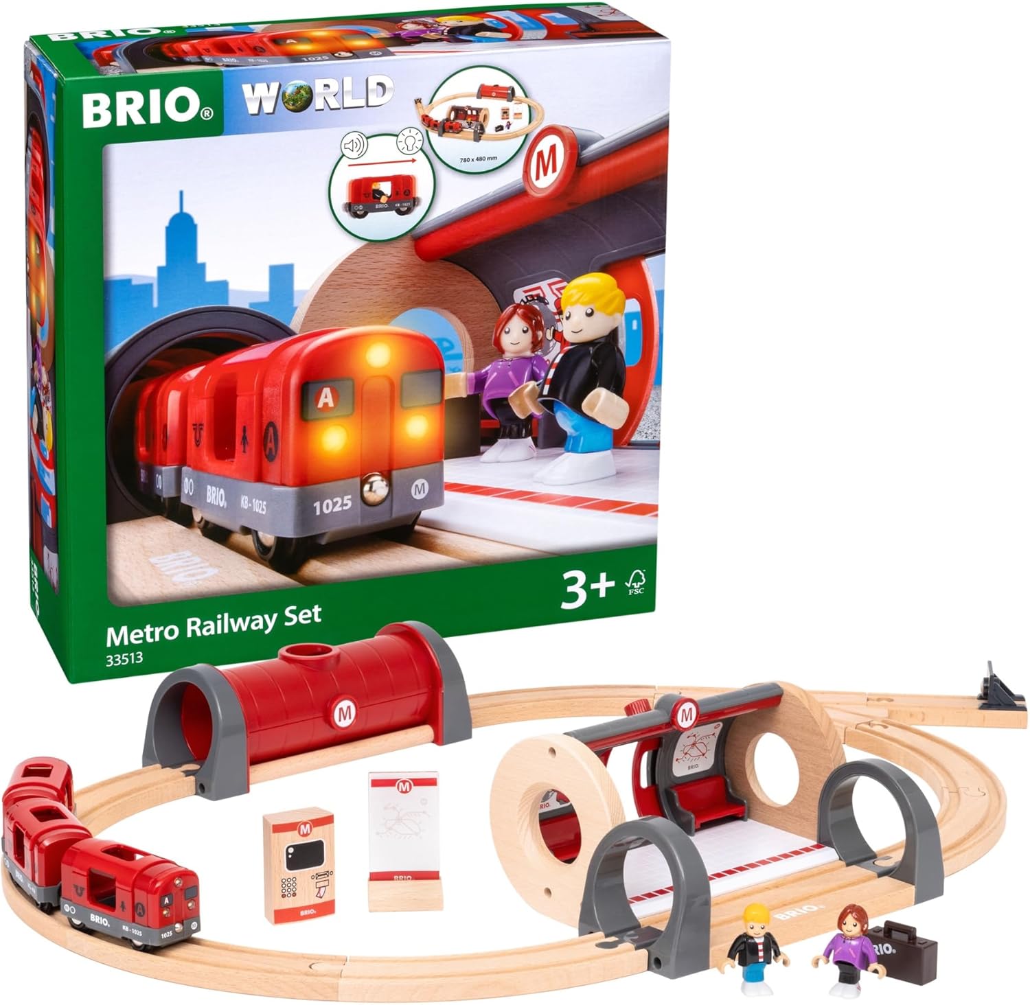 Alternative view of - 33513 Metro Railway Set