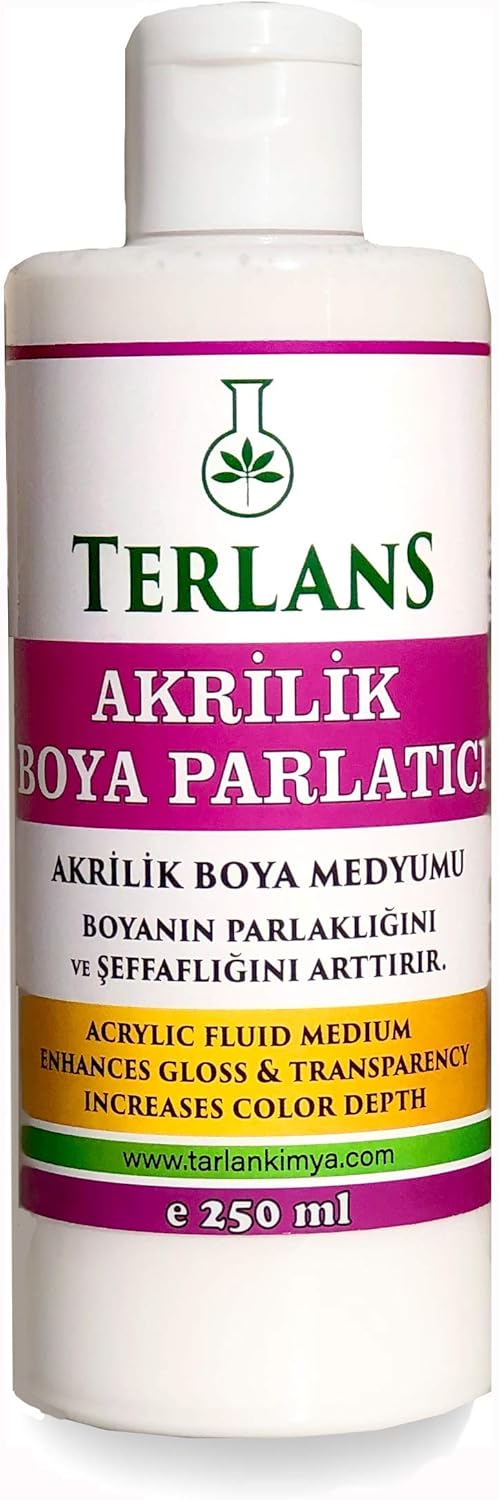 Terlans Akrilik Boya Parlatıcı 250 ml Acrylic Gloss Medium