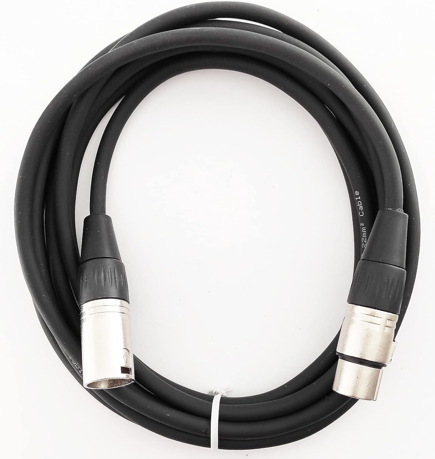 Alternative view of RJK0-972XLR-3BK Mikrofon Kablosu Xlr-Xlr Siyah 3 Metre Metal Siyah 0,22mm. Kablo
