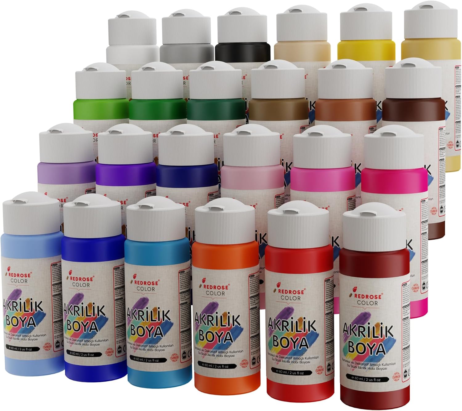 Akrilik Boya Seti 24 Renk 24x60 ml
