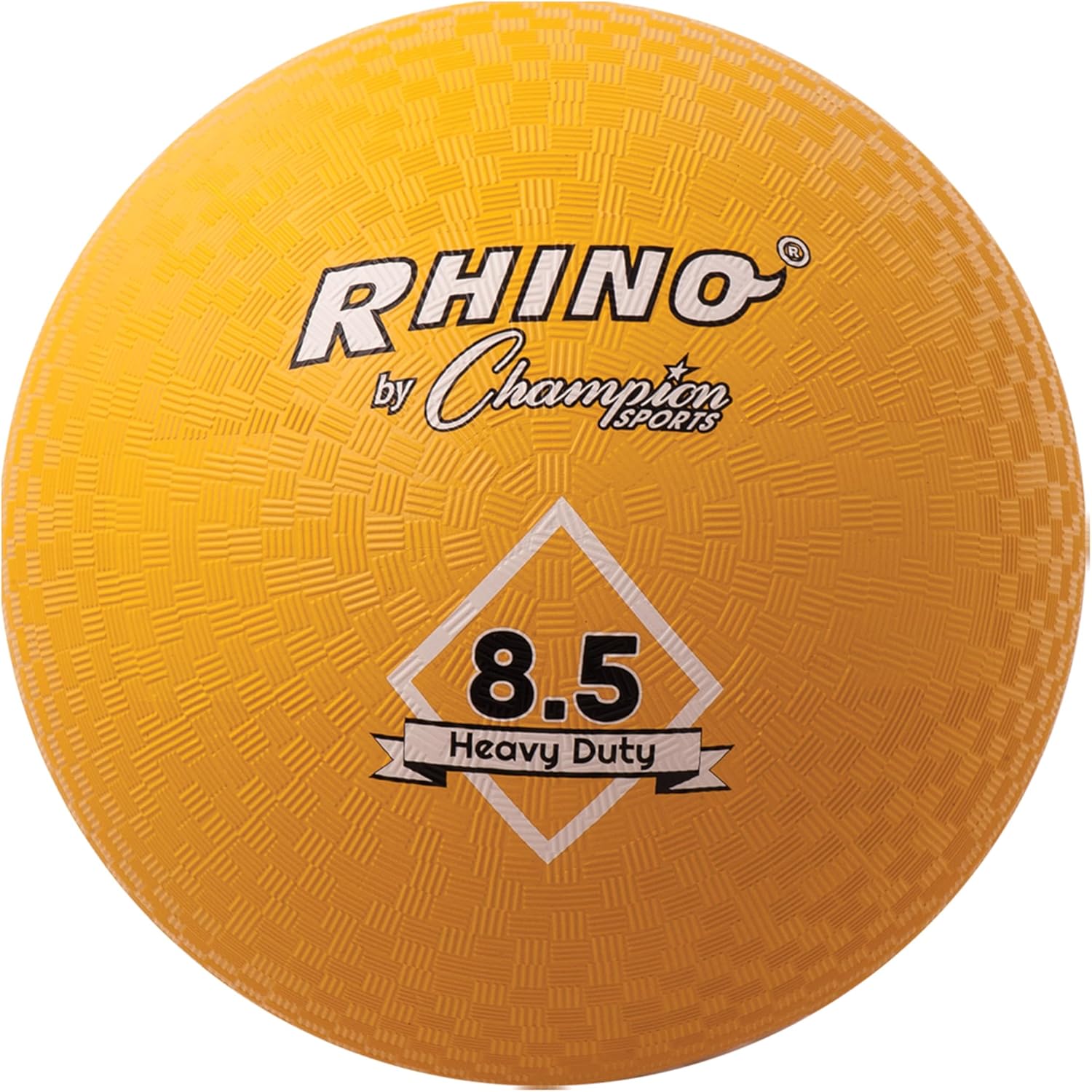 Alternative view of Champion Sports Ağır Hizmet Gergedan Oyun Alanı Topu 8.5 "D - İki Katlı, Naylon Yara, SADECE SARI