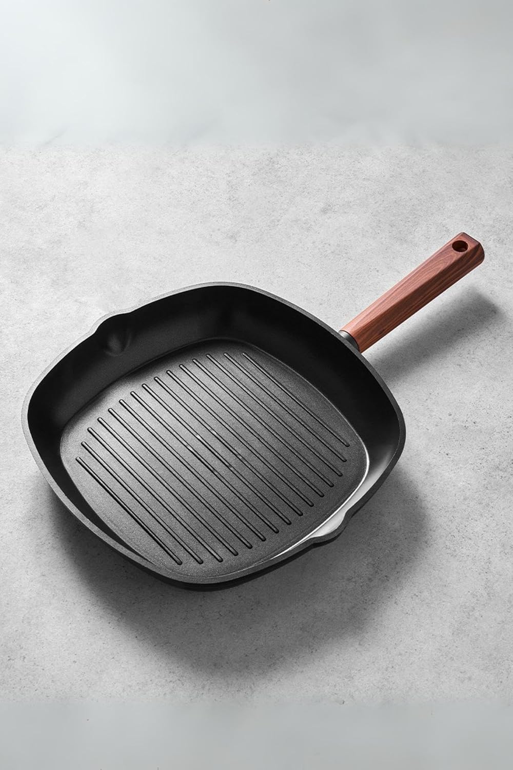 Oslo Granit Grill Tava 28 Cm Ahşap