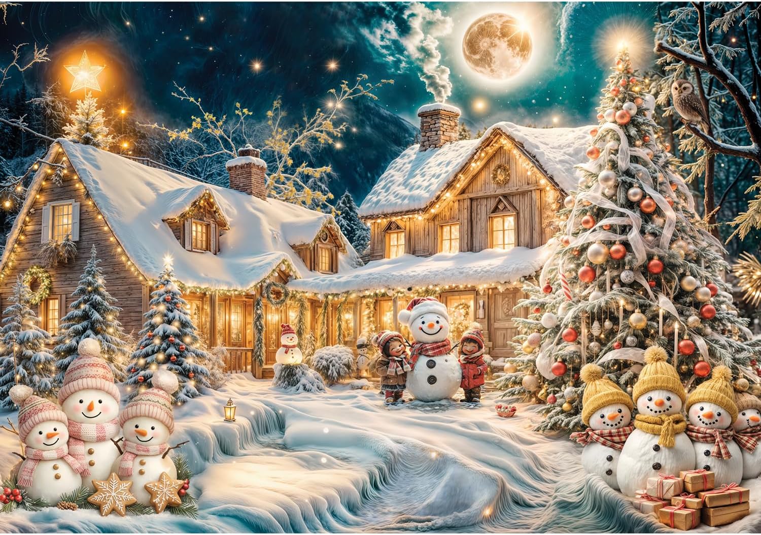Puzzle - Bir Yılbaşı Hikayesi,260 Parça Puzzle, #3354 - Görsel 3
