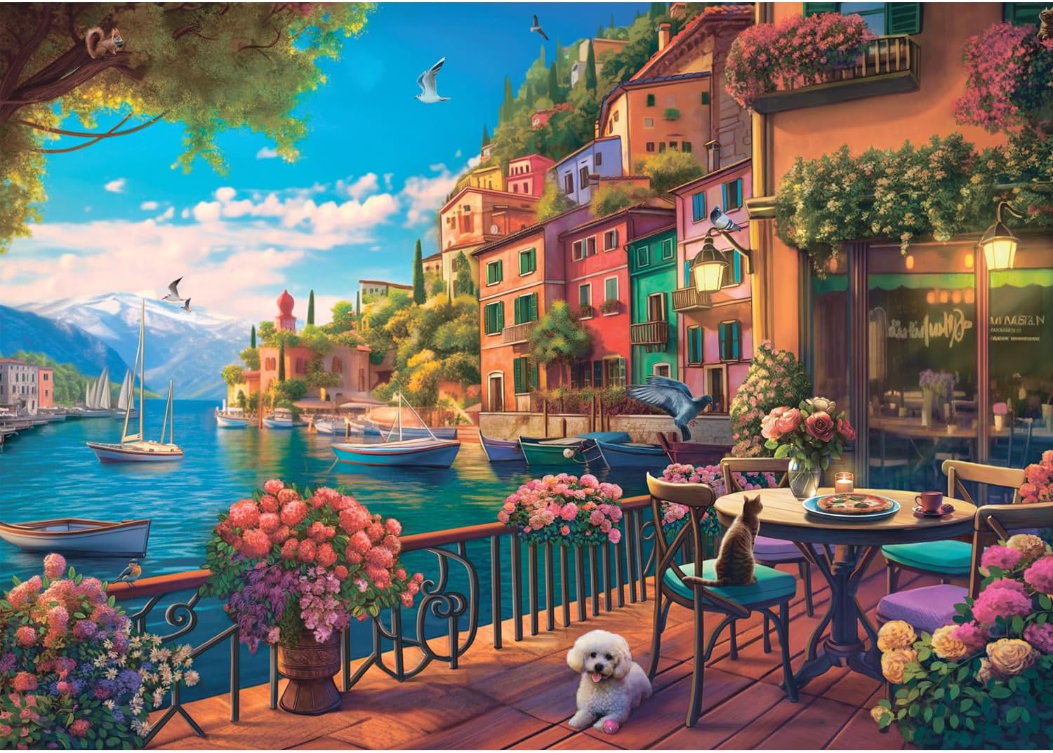 Alternative view of Puzzle - Cafe Como / 700 Parça Puzzle, #2705