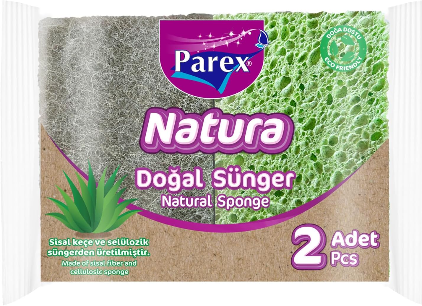 Alternative view of Natura Sünger 2’li Orta Boy