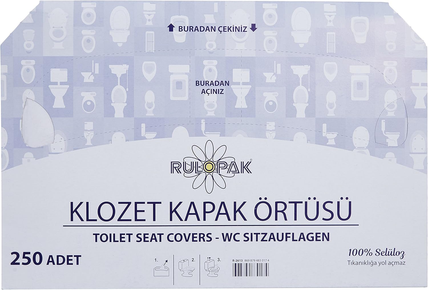 Rulopak R-2613 Klozet Kapak Örtüsü