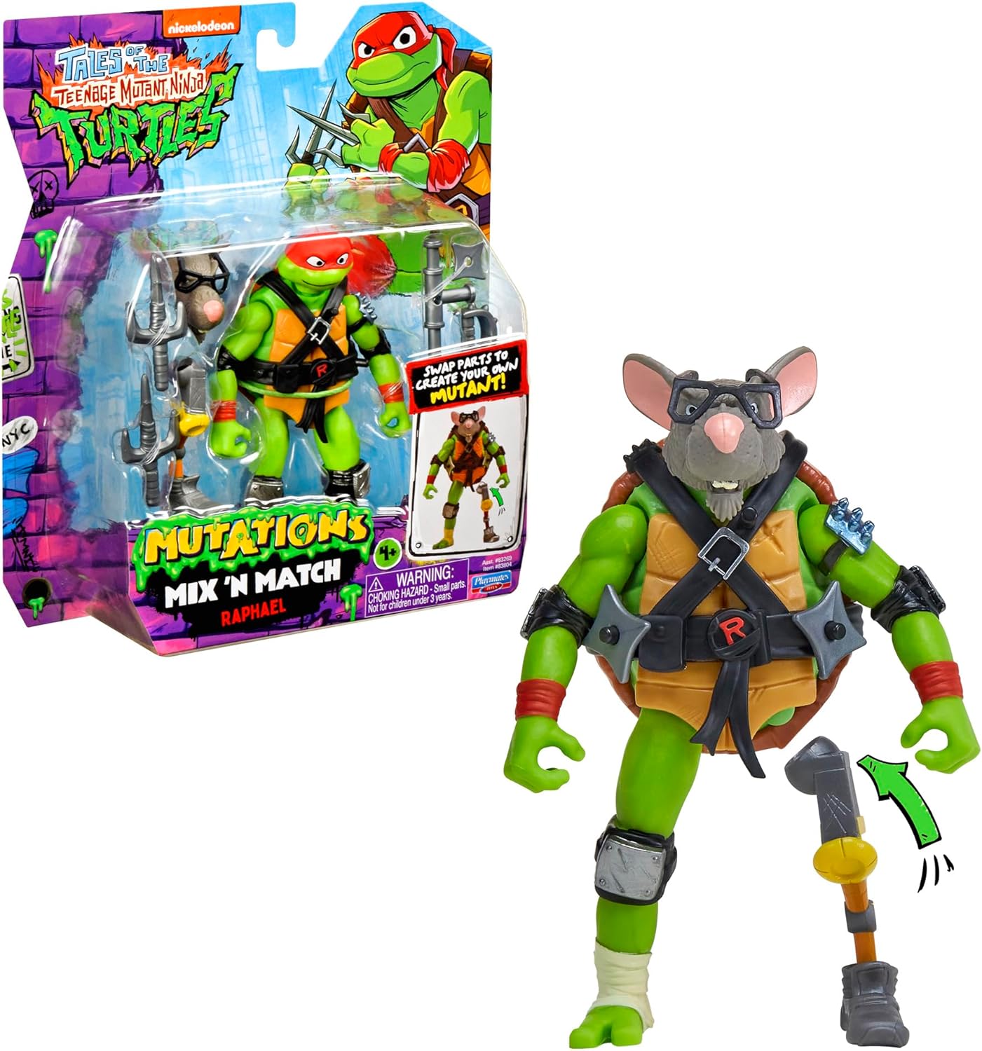 Teenage Mutant Ninja Turtles Mutations Mix N Match Raphael Figürü T0201600