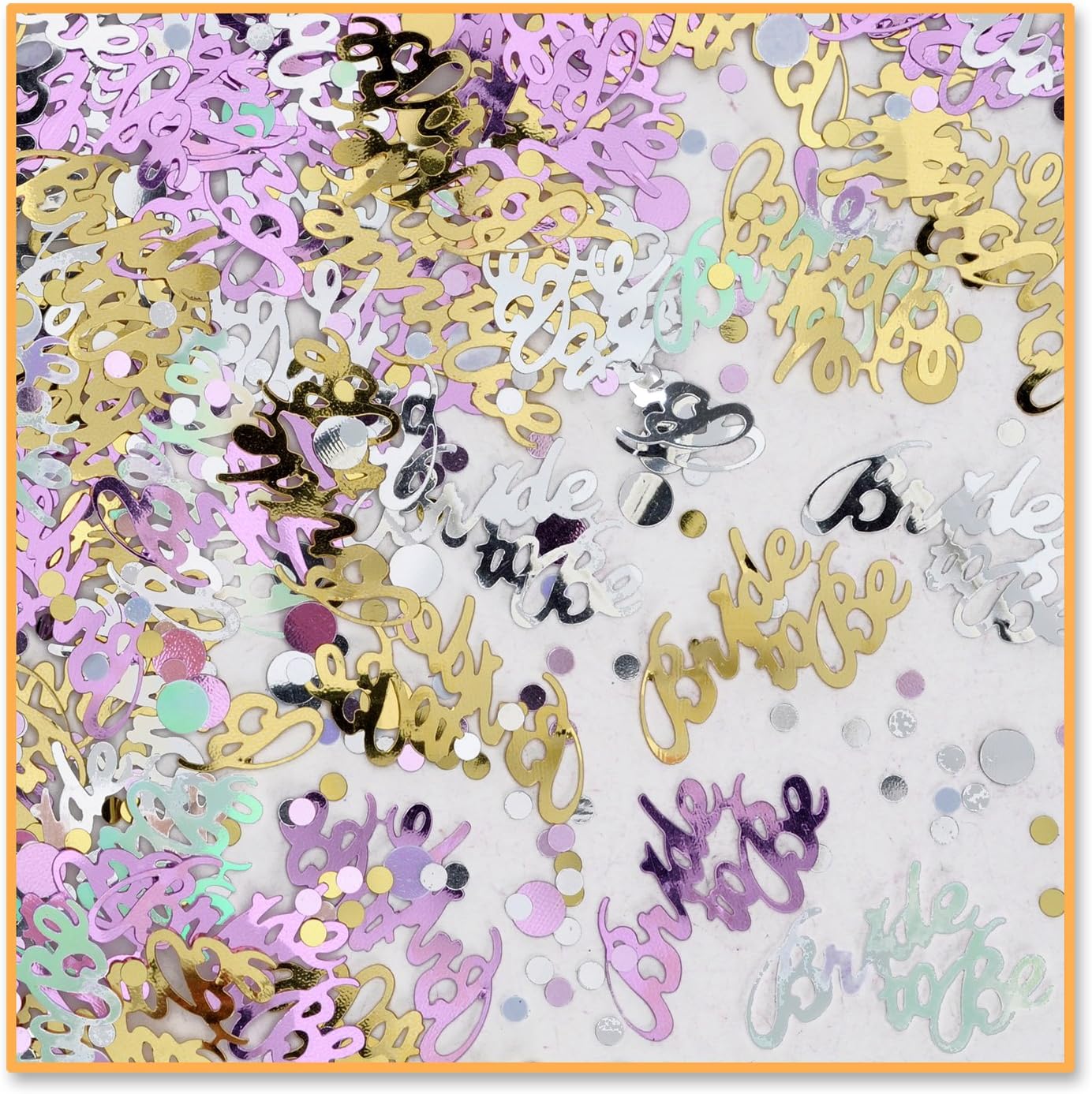 Alternative view of Beistle Bride to Be Cutout Plastik Konfeti, 1 Paket, Çok Renkli