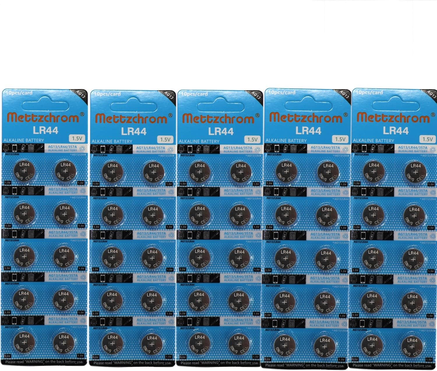 Alternative view of LR44 AG13 A76 357A SR44SW 1.5 Volt Oyuncak Pili 50'li