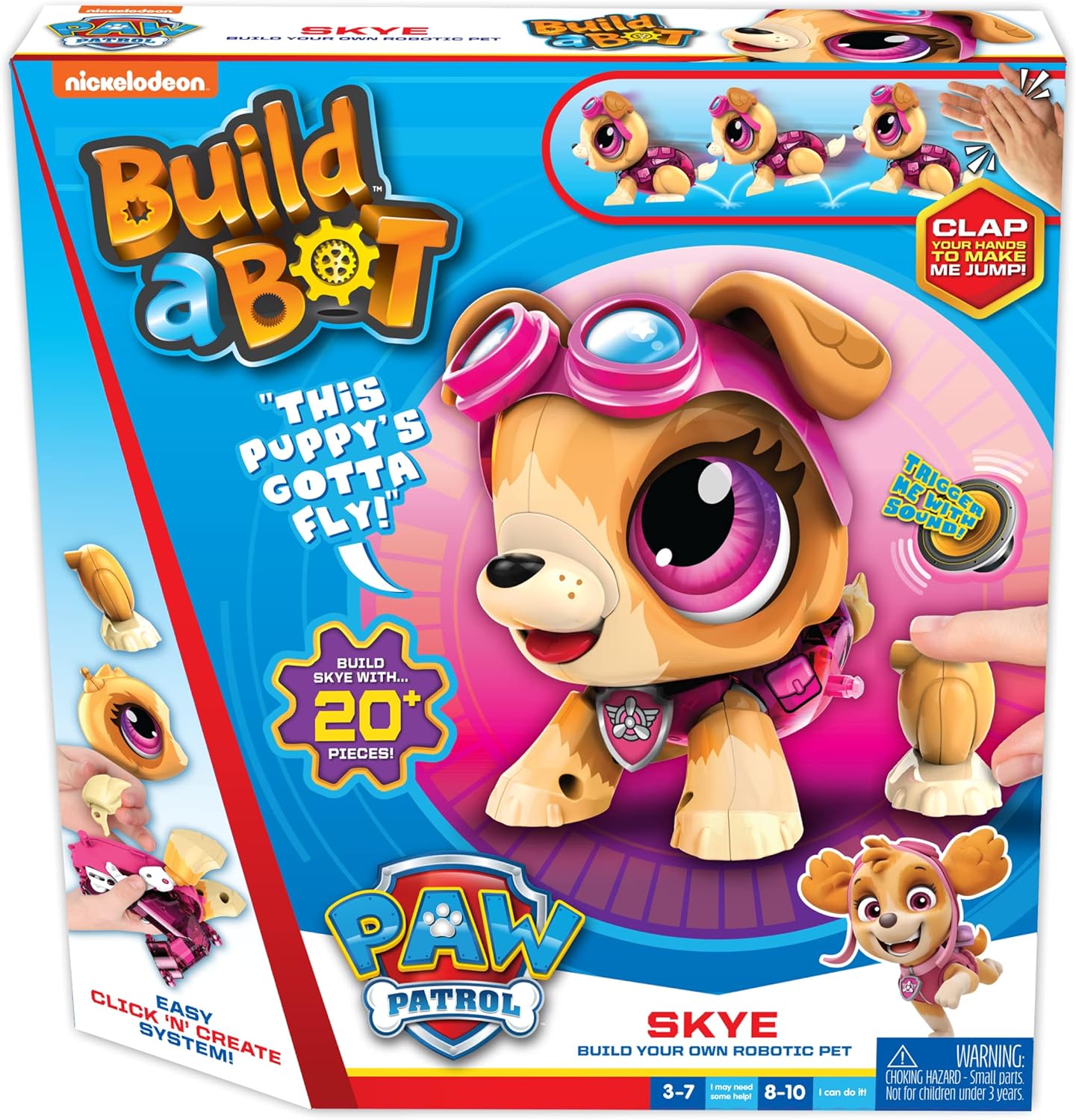 Alternative view of Goliath Build a Bot - Paw Patrol - Skye