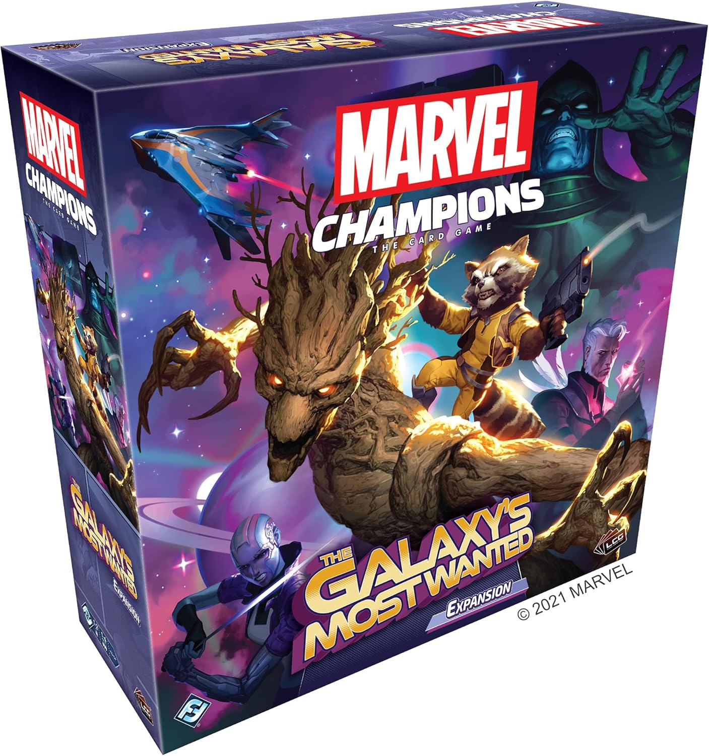 Alternative view of Fantasy Flight Games - Champions: Expansion: The Galaxy's Most Wanted Expansion - Card Game