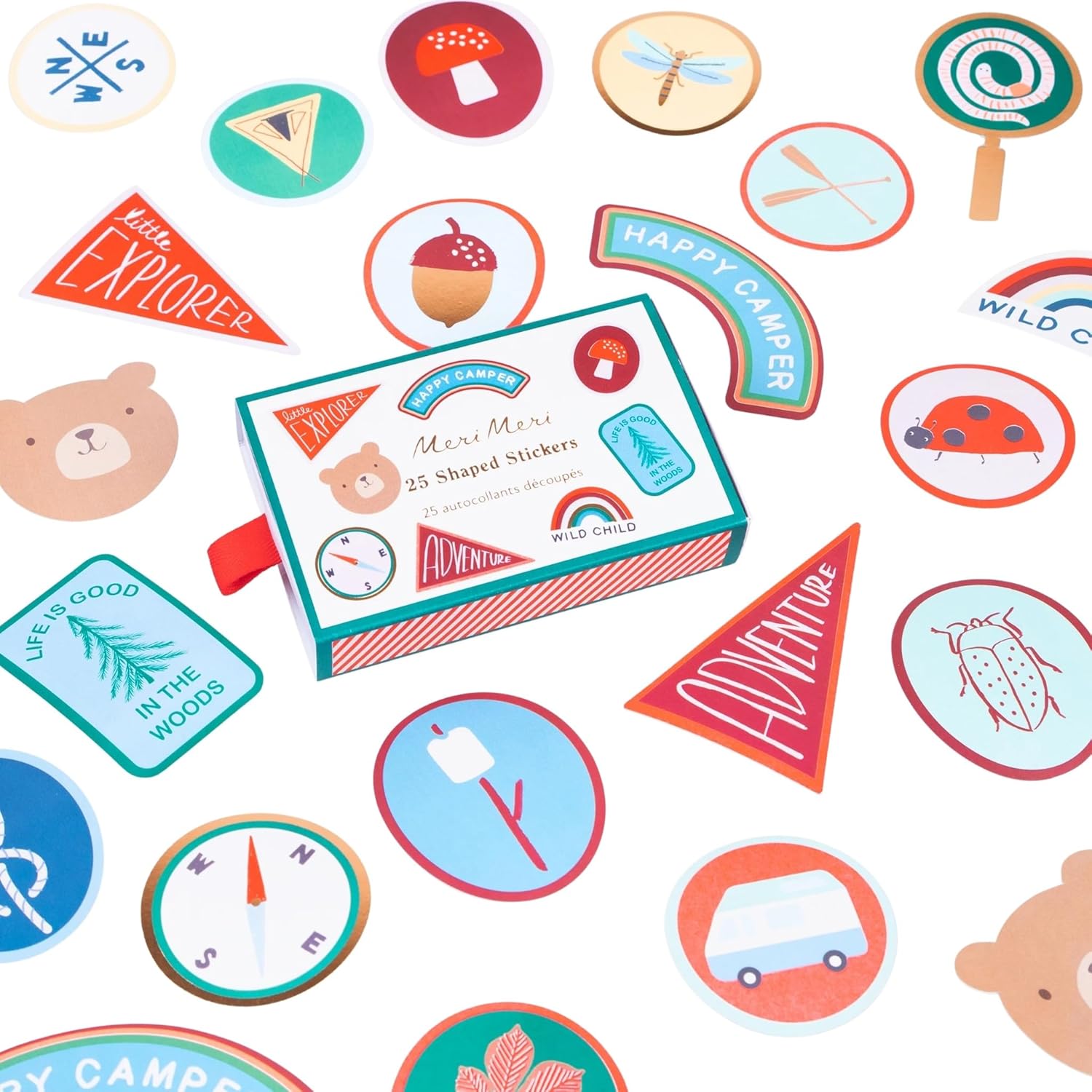 Alternative view of - Kamp Die-Cut Stickers - 25 Adet