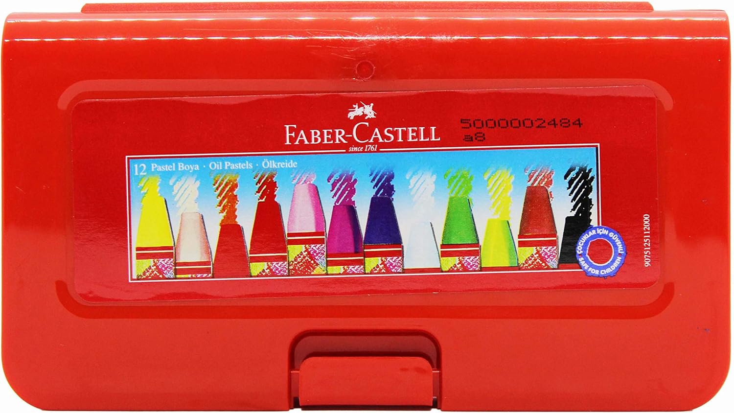 Alternative view of Altıgen Pastel Plastik Kutu,12'li (125112)