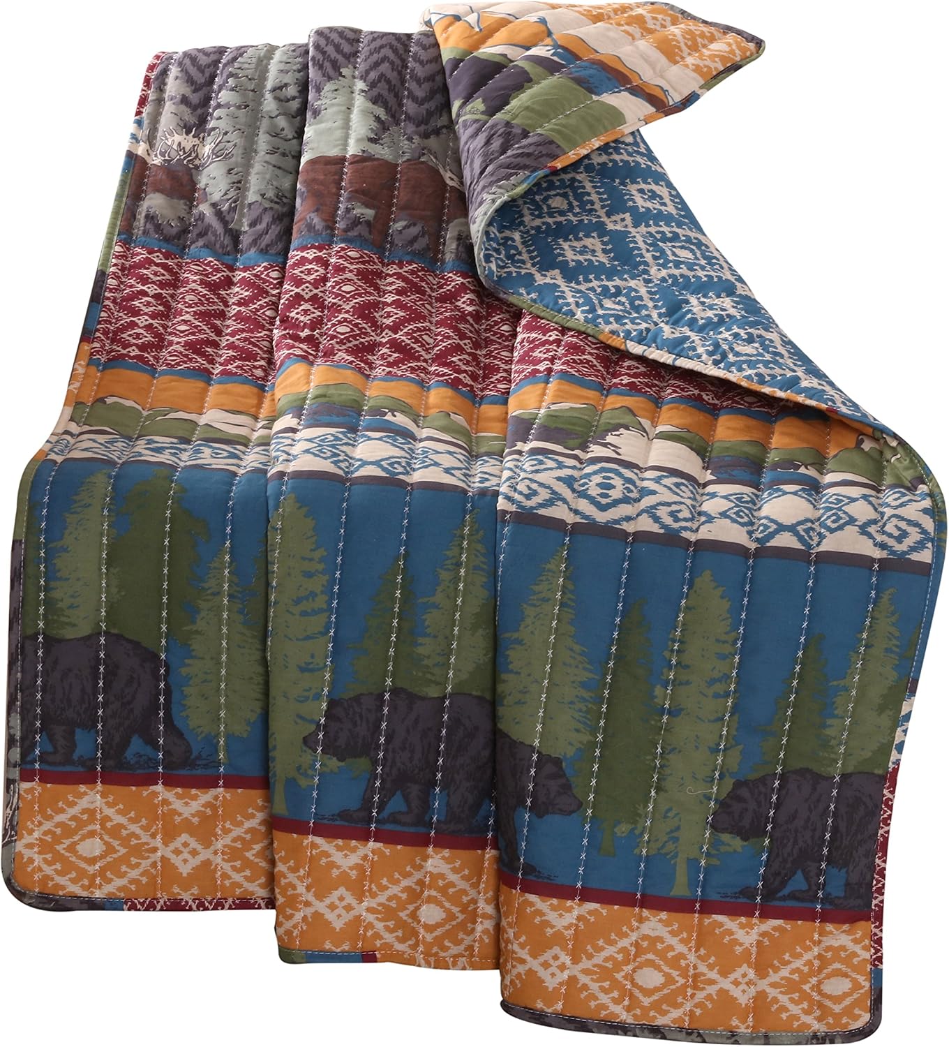 Home Black Bear Lodge Throw - Görsel 2